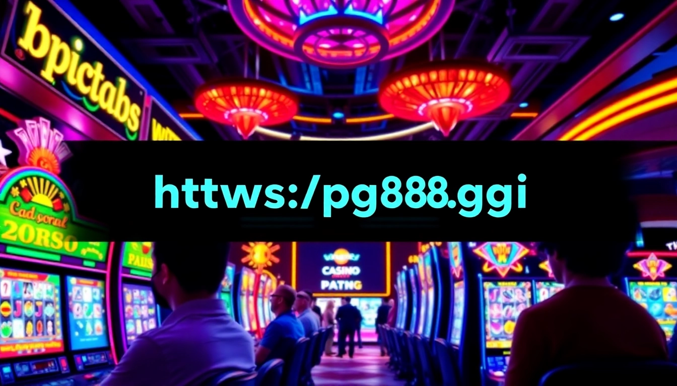 Explore https://pg88.gg/ promoting an engaging online casino platform with vibrant graphics and gameplay action for users.