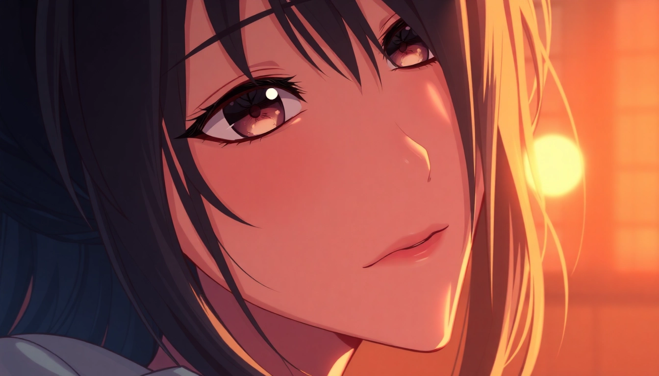 AI girlfriend NSFW scene depicting a lifelike anime character engaged in an intimate moment, emphasizing realism and allure for adult audiences.