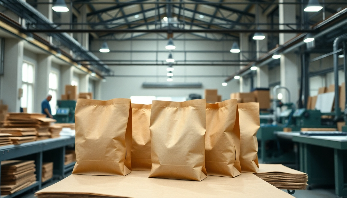 High-quality torba papierowa being assembled in a modern eco-friendly production line for