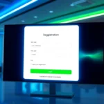 Easy FairPlay24 register process with a user filling out registration form on a secure website