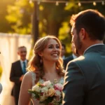 Experienced eskuvo fotos takes natural and creative wedding photos outdoors with vibrant colors